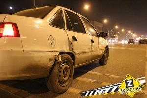В Алматы водитель не справился с управлением, пострадали шесть авто