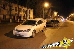 В Алматы водитель Audi совершил два ДТП