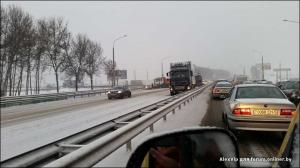 Крупное ДТП произошло на МКАД в районе авторынка