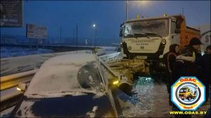 Крупное ДТП произошло на МКАД в районе авторынка