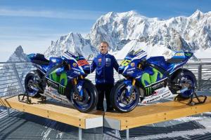 2016 Yamaha YZR-M1 MotoGP в горах Монблан 