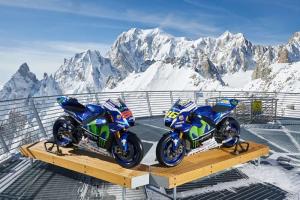 2016 Yamaha YZR-M1 MotoGP в горах Монблан 