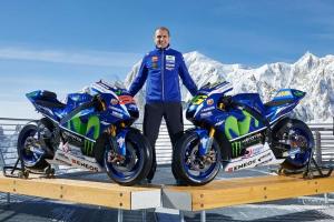 2016 Yamaha YZR-M1 MotoGP в горах Монблан 
