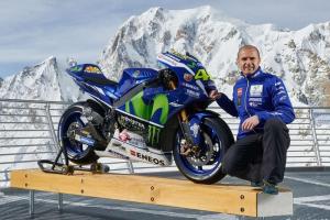 2016 Yamaha YZR-M1 MotoGP в горах Монблан 