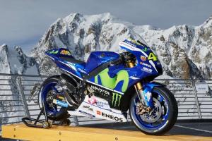 2016 Yamaha YZR-M1 MotoGP в горах Монблан 