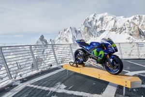 2016 Yamaha YZR-M1 MotoGP в горах Монблан 