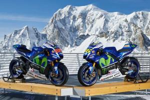 2016 Yamaha YZR-M1 MotoGP в горах Монблан 