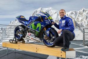 2016 Yamaha YZR-M1 MotoGP в горах Монблан 