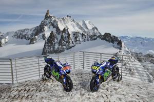 2016 Yamaha YZR-M1 MotoGP в горах Монблан 