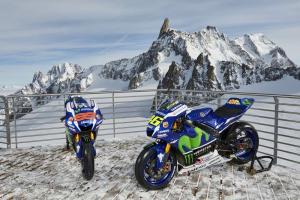 2016 Yamaha YZR-M1 MotoGP в горах Монблан 