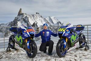 2016 Yamaha YZR-M1 MotoGP в горах Монблан 