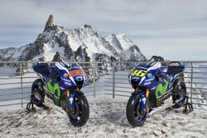 2016 Yamaha YZR-M1 MotoGP в горах Монблан 