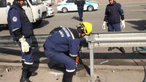 Водитель погиб в жутком ДТП на проспекте Аль-Фараби в Алматы 