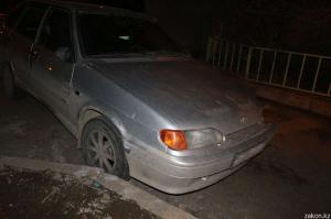Пьяный водитель Lada ударил авто и попытался скрыться