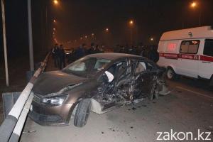 В Алматы нетрезвый виновник ДТП пытался скрыться с места происшествия 