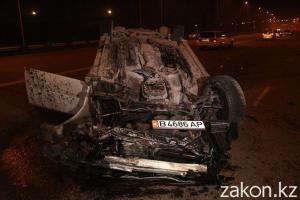 В Алматы нетрезвый виновник ДТП пытался скрыться с места происшествия 
