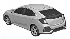 Новый хэтчбек Honda Civic показался на патентных эскизах