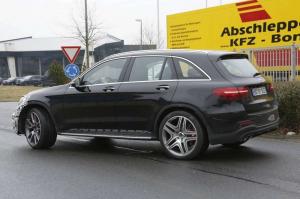 Шпионские снимки Mercedes-AMG GLC63 2017 года 