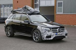 Шпионские снимки Mercedes-AMG GLC63 2017 года 