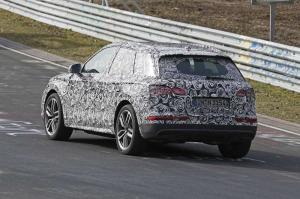 Шпионские снимки Audi Q5 2017 года 