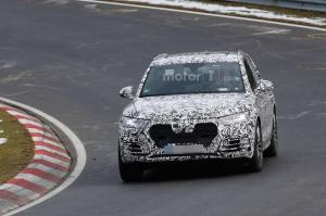 Шпионские снимки Audi Q5 2017 года 