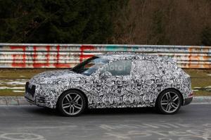Шпионские снимки Audi Q5 2017 года 