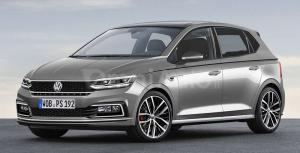 Хэтчбек Volkswagen Polo 2017 в новом дизайне показался на рендере