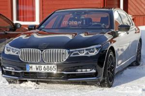 Шпионские снимки BMW M7 2017 года 