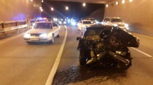 Авто несколько раз перевернулось в ДТП в Алматы 