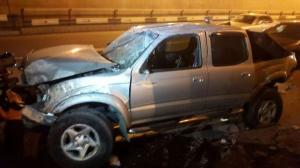 Авто несколько раз перевернулось в ДТП в Алматы 