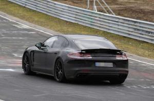 Шпионские снимки Porsche Panamera 2017 г