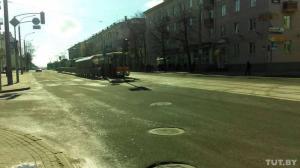 В Минске из-за ДТП было парализовано движение трамваев 