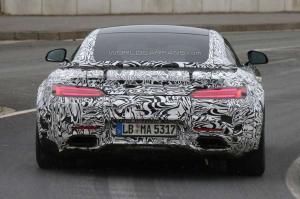 Шпионские снимки Mercedes-AMG GT Black Series 2016 года 