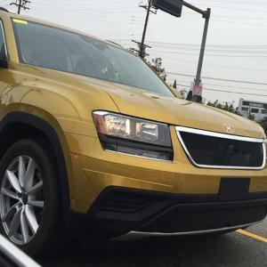Фотошпионы сфотографировали большой внедорожник Volkswagen