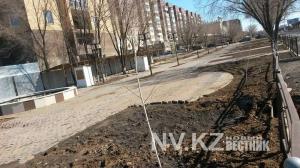 В Караганде растаяли дороги и тротуары 
