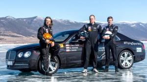Bentley Flying Spur установил рекорд средней скорости на льду
