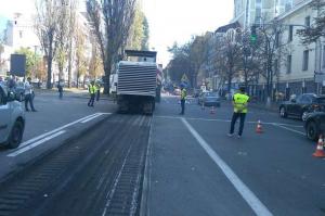 Вниманию водителей: в Киеве начинается ремонт бульвара Тараса Шевченко