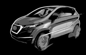 Datsun redi-GO нарисовался за неделю до премьеры