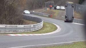Авария на трассе в Нюрбургринге