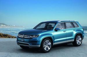 В США сфотографировали новый большой кроссовер Volkswagen 
