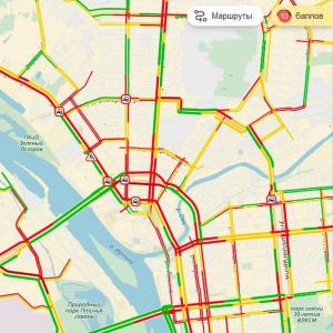 Омск застрял в 10-балльных пробках из-за сильнейшего ливня 