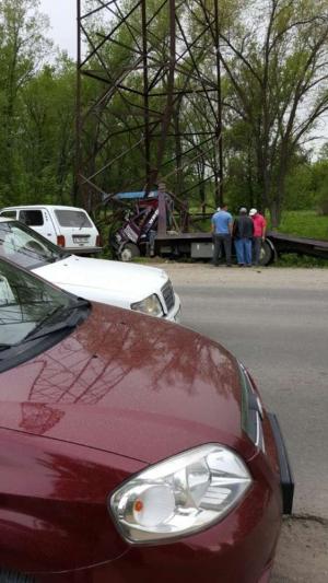 Водитель эвакуатора чудом остался жив в ДТП в Алматинской области 