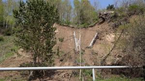 По дороге на Медеу произошел сход грязевой массы 