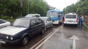 Шесть человек пострадали в ДТП с автобусом в Алматы 