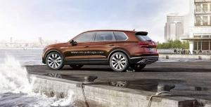 Возможная модель Volkswagen Touareg 2018 года 