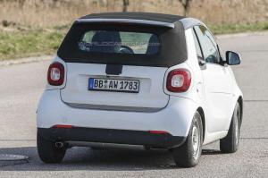 Шпионские снимки Smart ForTwo Cabrio 2016 года 