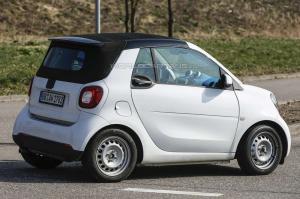 Шпионские снимки Smart ForTwo Cabrio 2016 года 
