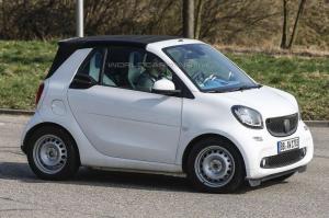 Шпионские снимки Smart ForTwo Cabrio 2016 года 