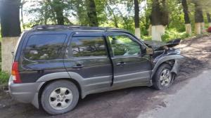 В Алматы произошло лобовое столкновение двух авто 