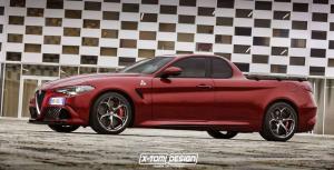Опубликован рендер пикапа Alfa Romeo Giulia Q